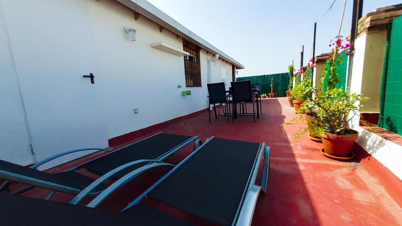 Atico En Calatrava - Vistas Y Gran Terraza Privada Apartman Sevilla Kültér fotó