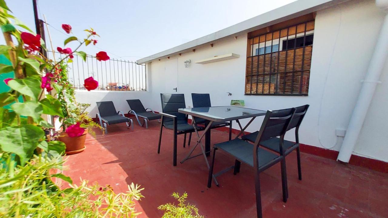 Atico En Calatrava - Vistas Y Gran Terraza Privada Apartman Sevilla Kültér fotó