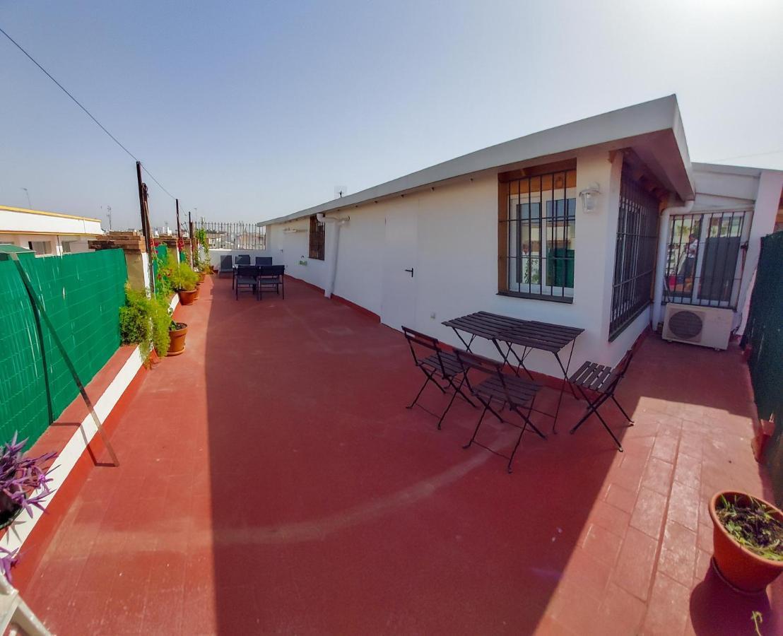 Atico En Calatrava - Vistas Y Gran Terraza Privada Apartman Sevilla Kültér fotó